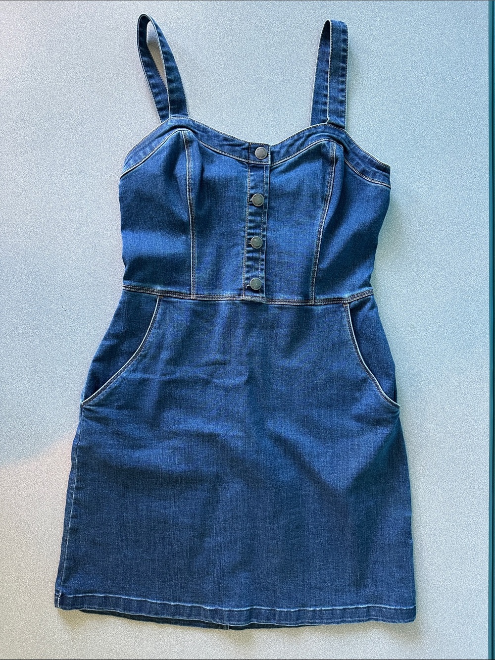 HOLLISTER | DENIM DRESS | MEDIUM